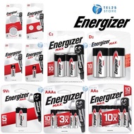 [ 1 UNIT ] Energizer Max Battery Alkaline AA / AAA / 9V / A27 / A23 / A76/LR44 / 2025 / 2032