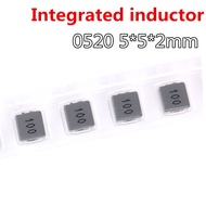 10pcs SMD Power Inductors 0520 1UH 2.2UH 3.3UH 4.7UH 6.8UH 10UH Chip Inductor 0520 Integrated 5*5*2m