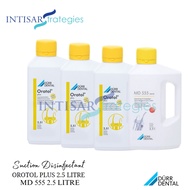 DURR DENTAL SUCTION DISINFECTANT (OROTOL PLUS + MD 555) 2.5 LITRE
