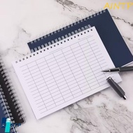 AINTP Financial Record Book, Universal Line Pages Multifunctional Spiral Bound Notebook, Sturdy Cove