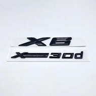 for BMW X6 Car Fender Emblem Badge Trunk Sticker XDrive28i XDrive30i XDrive35i XDrive40i XDrive50i X