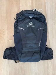 Gregory Miwok 12 Compact Hiking / Trekking Lightweight Backpack in Black Color with Ventilated Back 