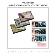 [M2U / Soundwave / Powerstation] V Layover Lucky Draw Album Photocard Taehyung BTS Solo