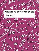 Graph Paper Notebook 8.5 x 11 100 pages: Graph Paper Notebook 1/4 Inch Squares, Squared Graphing Pap
