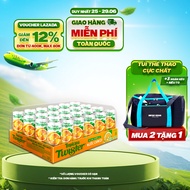 [SALE 25.6] Thùng 24 Lon Nước Trái Cây Twister Cam (320ml/lon)