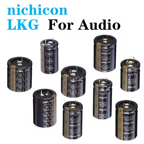 nichicon LKG 25V 35V 50V 63V 100V TYPE Super Through Audio capacitor 1000UF 2200UF 4700UF 6800UF 820