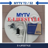 [ USE SATELLITE / ANTENA ] DECORDER DEKODER MYTV DVB T2 / S2 MYFREEVIEW PIRING - DISH SATELITE MYTV 