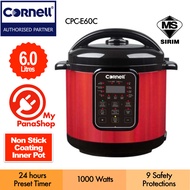 Cornell Electric Pressure Cooker Periuk Tekanan ( 6L / 1000w ) CPC-E60C