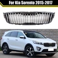 High Quality Refit Front Grille Racing Grill Tuning For Kia Sorento 2015 2016 2017 ABS Radiator Gril