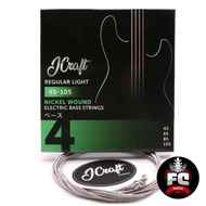JCraft Regular Light 4-String Electric Bass Guitar String 45-105
