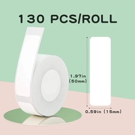 Marklife 15*50mm Label Paper Roll White Adhesive Sticker For Marklife P15 P12 M1 Q30 Q30s Label Prin