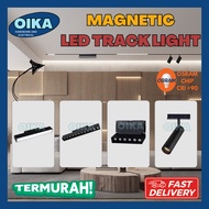 Oika Magnetic LED Track Light Ceiling Lamp - Linear/Spotlight/Adjustable Track LED (12W/18W)