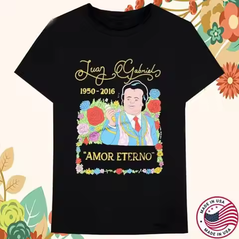 Juan Gabriel Amor Eterno 1950 2016 T Shirt Size S 5Xl