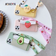 For OPPO REALME XT 3 3PRO 5 5I 5S 5PRO 6 6I 6PRO 7I 7PRO 8 8PRO 3D Cartoon strawberry Avocado lemon 