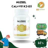 Nuzeel Liquid Calcium With D3 & K2 60s | Support Healthy Bones & Teeth