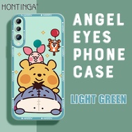 Hontinga Casing Case For Huawei Y7A Y9 Prime 2019 Y9 2019 Case Cartoon Anime Bear Square Soft Silicone Full Cover Camera Protection Shockproof Rubber Cases Back Cover Phone Casing Softcase For Girls