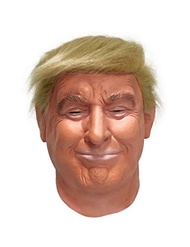 LEKA NEIL Donald Trump Realistic Celebrity Masks Latex Costume for Adults American Campaigner Mask G