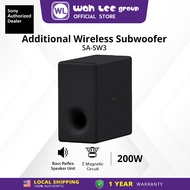 Sony SA-SW3 200W Wireless Subwoofer for Soundbar 160mm Driver Deep Bass Compatible with HT-A9 HT-A70