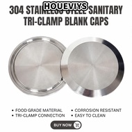 HOUEVIYS Tri Clamp TC Blind Cover, Rust Proof 1.5" 2" 3" 4" 6" Sanitary End Cap, Durable Stainless S