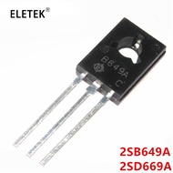 20Pcs 2SB649A 2SD669A TO-126 B649A D669A Audio on Tub