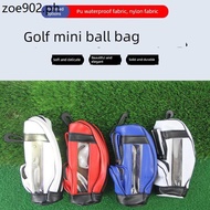 Golf Bag PU Waterproof Fabric Nylon Material Can Hold 3 Balls Golf Balls 5 Colors Mini Ball Bag