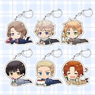 Anime Manga Keychain Axis Powers Hetalia Japanese Anime Manga Decorative Accessories Handbag cute ch