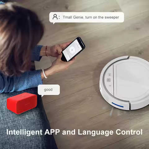 NEW Robot Vacuum Cleaner Automatic Recharging Sweeping Suction Dragging Voice Control Sweeping Robot