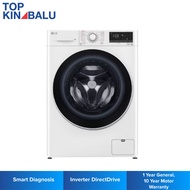 [SABAH ONLY] LG 9KG FV1209S5WA FRONT LOAD INVERTER WASHER W AI DIRECT DRIVE™ & STEAM™