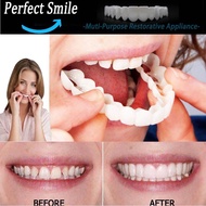 gigi palsu sarung original gigi palsu tooth cover gigi kosmetik snapon smile 1 Pcs Smile Denture Fit Flex Cosmetic Teeth Comfortable Veneer Cover