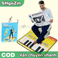 SHgeZm Nhà vệ sinh Piano âm nhạc Thảm Bô Piano âm thanh phòng tắm Sáng tạo vui vẻ Toe khai thác bàn