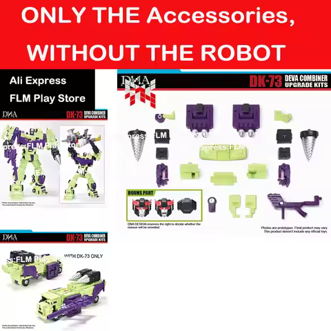 With Bonus IN STOCK DNA DK-73 DEVA COMBINER Upgrade Kits for Studio Series SS86 Devastator ABS Trans