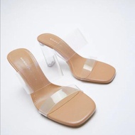 Heels Zara Transparent Vinyl Heels 6Cm 9Cm Zr-205