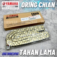 100% ORIGINAL YAMAHA RANTAI ORING 428H 415H/ O-Ring Chain Emas/ Y15 LC135 Y125/ Lantai oring/ Rantai