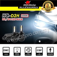 HC CARGO LED Headlight D2H D2R D2 6000K 30W 1YR WARRANTY 4200LM 50000HR LIFE