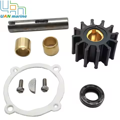 Water Pump Repair for Volvo Penta Impeller Shaft Kit AQ120 AQ125 AQ131 AQ145 AQ151 230A/B 250A/B 875