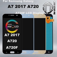 AMOLED for Samsung Galaxy A7 2017 A720 A720F SM-A720F LCD Display Touch Screen Digitizer Assembly Re