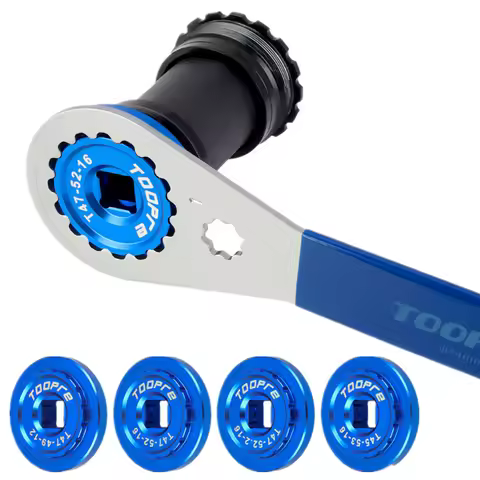 Bicycle Bottom Bracket Tool T45 T47 Removal Socket CNC Aluminum Alloy Wrench for 12T 16T BB Cups Rep