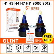 GLINT S1 Series Car LED Headlight Bulb - H1 H3 H4 H7 H11 9005 9006 9012 | 12V 6000K LED White | Car 