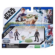 Star Wars Mission Fleet, 2.5-Inch Scale Grogu Action Figure Set with 4 Figures & 7 Accessories