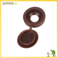 JACOLR 200pcs Screw Cap Covers, Hinged Flip Cover Fold Snap Design Hinged Screw Caps, Practical M5 S