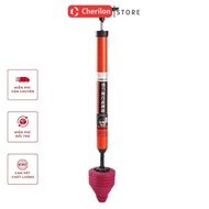 XO Toilet Pipe Unclogging Enema Tool - 360 Degree Flexible 316 Stainless Steel Core Spring Shaft