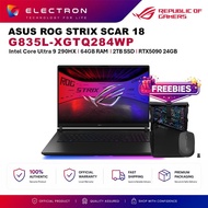 Asus ROG Strix SCAR 18 G835L-XGTQ284WP 18'' 4K 240Hz Gaming Laptop ( CU9-290HX+, 64GB, 2TB SSD, RTX5