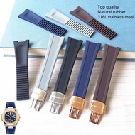 For Patek Philippe Nautilus Watch Strap 5711/5712/5726 Special Concave Interface Waterproof Silicone