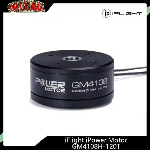 iFlight IPower GM4108H - 120T Brushless Gimbal Motor (8mm Hollow Shaft & 7.9mm Aluminium Slipring) -