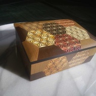 【老時光 OLD-TIME】早期二手日本寄木細工珠寶盒