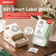 NIIMBOT B21/B1 Label Printer Wireless Bluetooth Thermal Label Tape Roll Label Sticker Label Maker