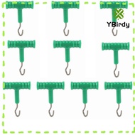 YRBWDYZDH 10 Pcs Hook Fishing Baiting Rig Tool, ABS T Shape Handle Fishing Baiting Rig Tool, Durable