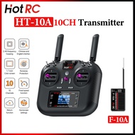 HotRC HT-10A Transmitter HT10A 2.4G 10CH Left Hand/ Right Hand/Double Circuit Throttle Remote Contro