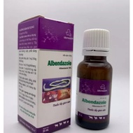 Albendazole Bottle 20ml Deworming Syrup for Dogs, Cats, Livestock, Poultry Pet1989