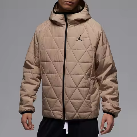 Nike official genuine Jordan winter new men's hooded warm cotton jacket FD2638-244
